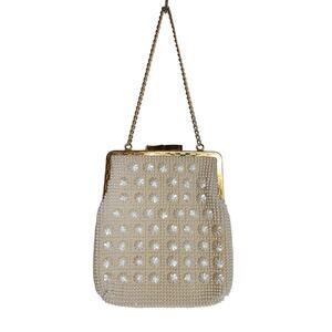 Pearl Beaded Evening Bag